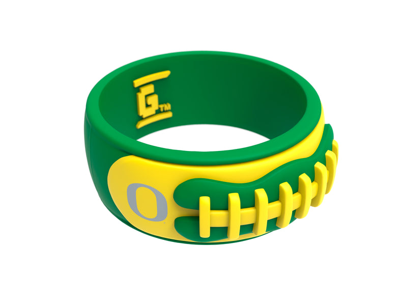 Oregon Football Silicone Ring